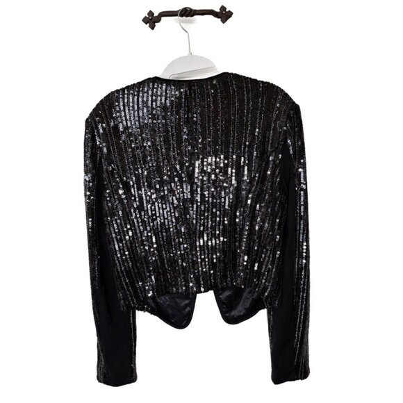 Cache Cropped Sequins Jacket - Picture 3 of 9